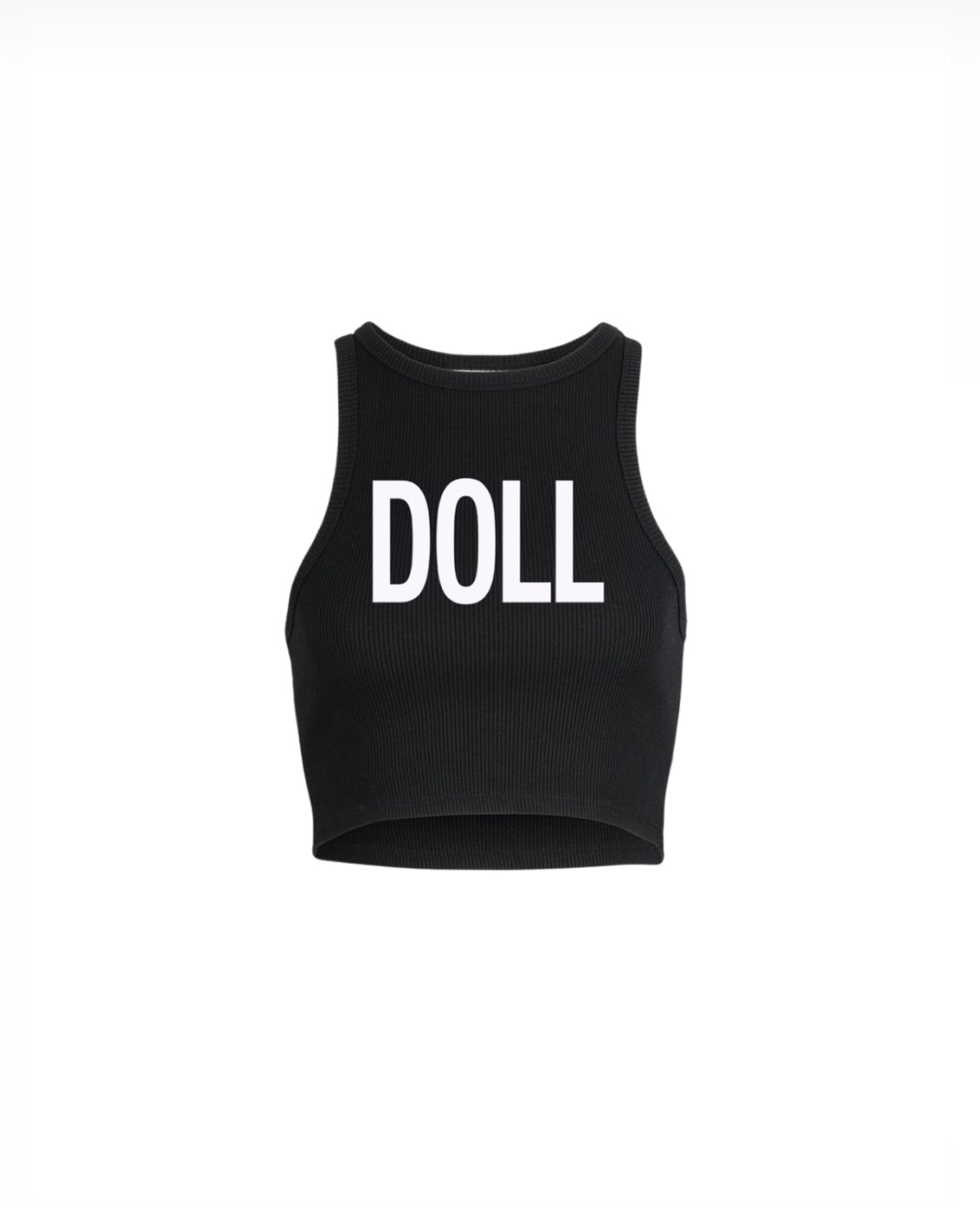 Doll Crop Top - BLACK